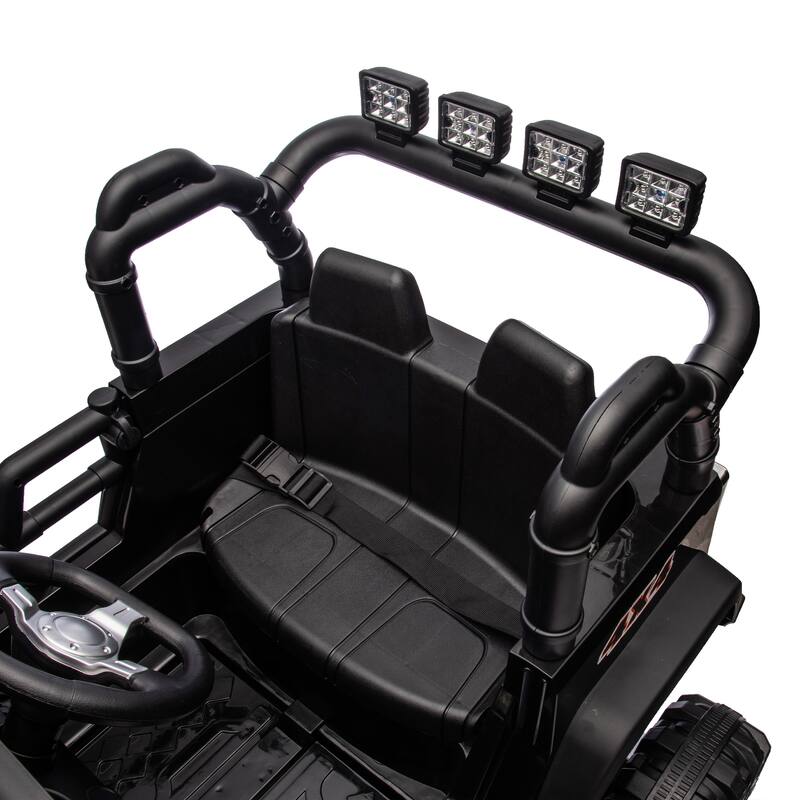 Kids Electric Ride-On Car 24V 400W with Parents Control, 3 Speed Settings, Bluetooth, USB, Music, LED Searchlights