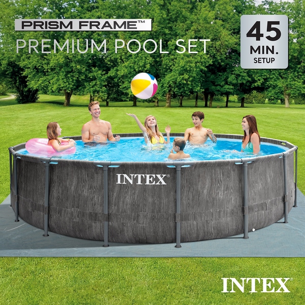 【SWIMCITY】Greywood set-up Intex PureSpa Greywood Deluxe Setup and First Impressions