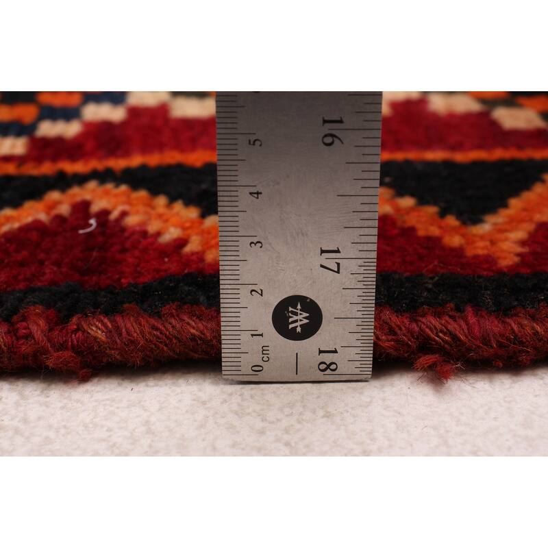 ECARPETGALLERY Hand-knotted Melis Vintage Red Wool Rug - 3'10 x 9'2