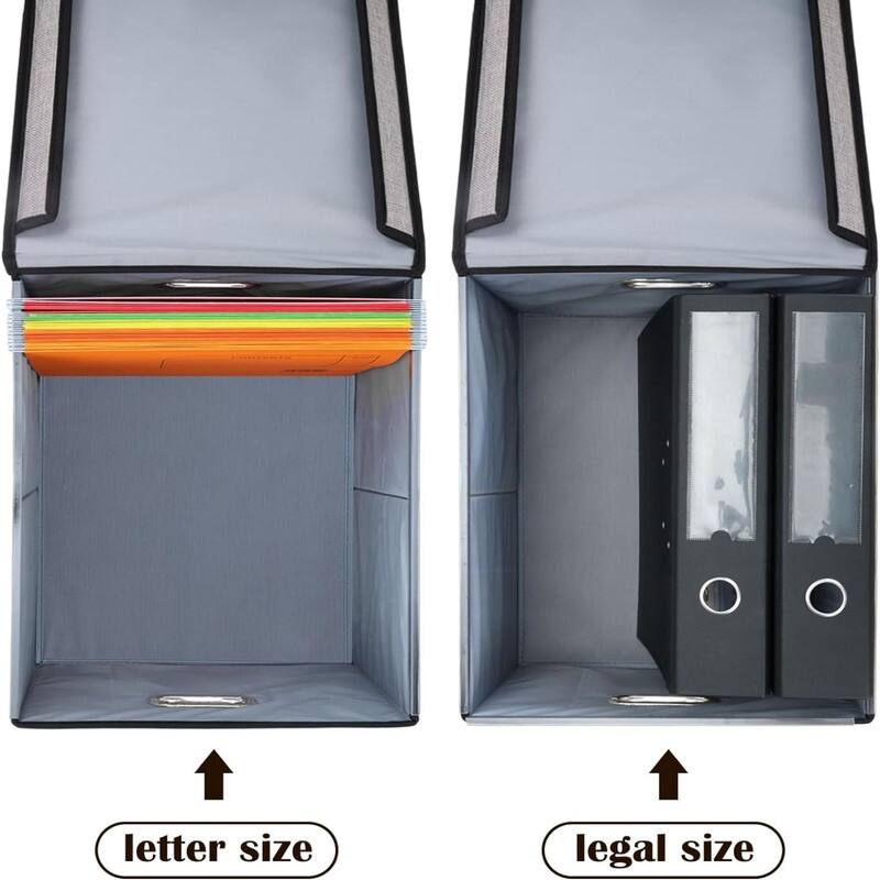 Hanging File Box 4 Pack Gray On Sale Bed Bath & Beyond 39426995