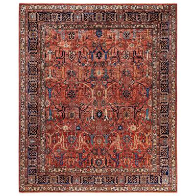 Serapi One-of-a-Kind Hand-Knotted Area Rug - Red - 8' 3" x 10' 0"
