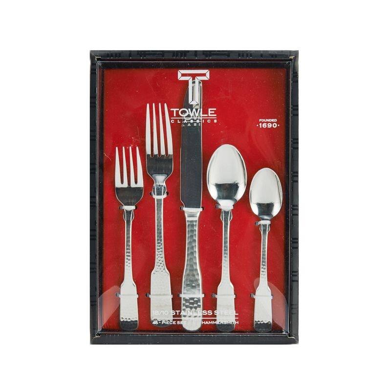 Towle Hammersmith 45-Piece Flatware Set