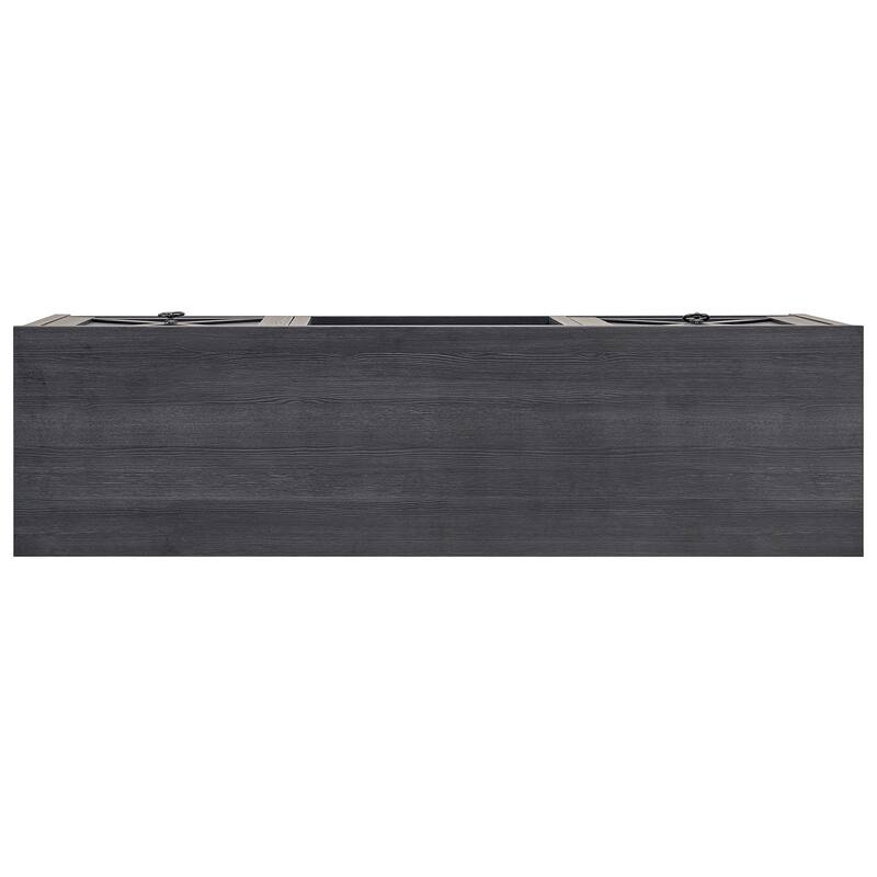 Granger 58" TV Stand with Log Fireplace Insert