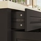 preview thumbnail 39 of 40, Kitchen Island with Storage Cabinet, White Kitchen Island Table with Drawers & Shelves Pantry