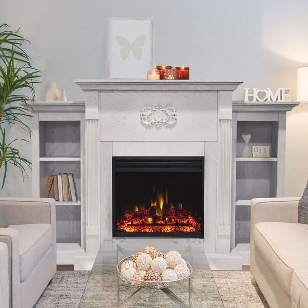 Cambridge Sanoma 72-In. Traditional Electric Fireplace Heater with