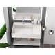 preview thumbnail 115 of 175, Juniper Stone Solid Surface Wall-mounted Vessel Sink