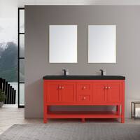 Buy Size Double Vanities Red Bathroom Vanities Vanity Cabinets Online At Overstock Our Best Bathroom Furniture Deals