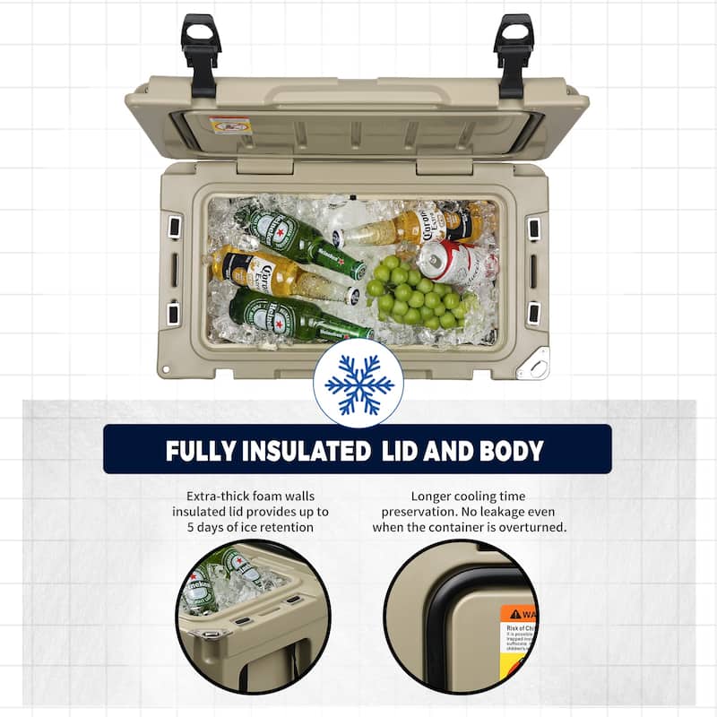 EchoSmile 30 qt. Rotomolded Cooler