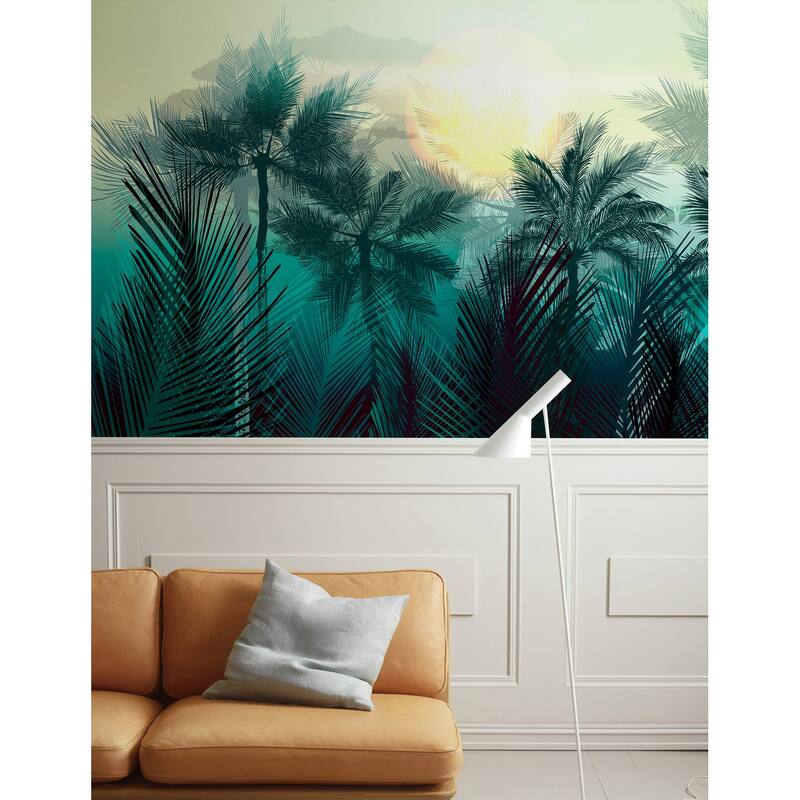 GK Wall Design Palm Tree Tropical Jungle Forest Peel&Stick Wallpaper