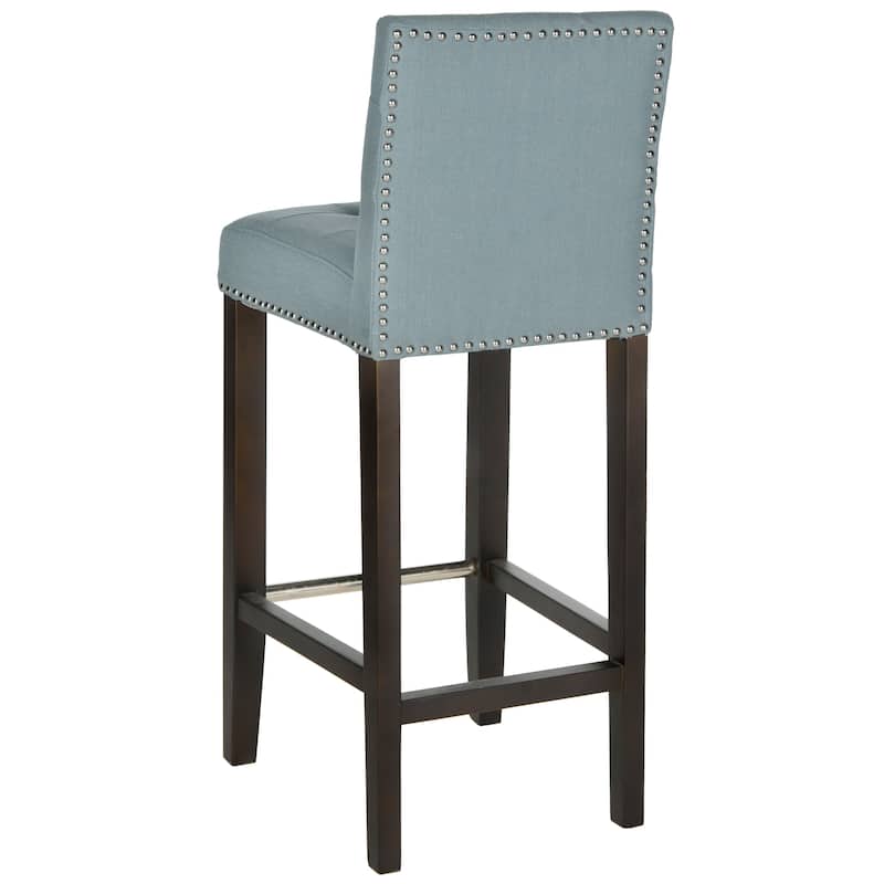 SAFAVIEH Danica Grey Bar 30-inch Stool - 16.7" x 20.1" x 40.6" - 17Wx20Dx41H