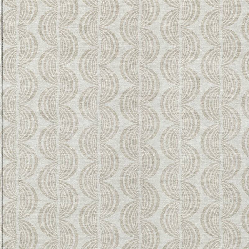 HomeRoots Ogee Transitional Rectangle Outdoor Rug