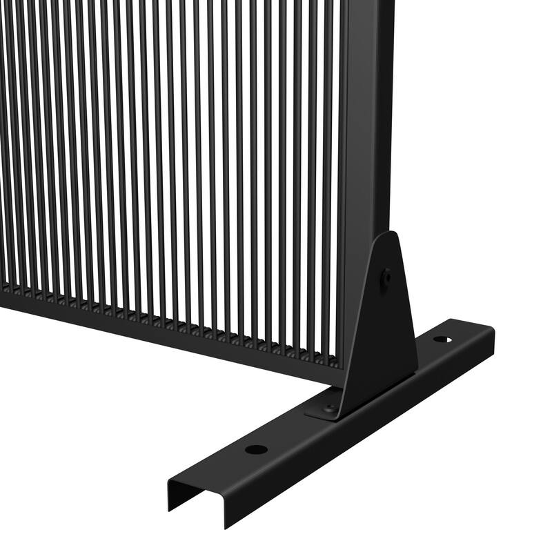 Dovelina 6ft.Outdoor Freestanding Metal Privacy Screen Decorative Garden Fence - 72"x47"