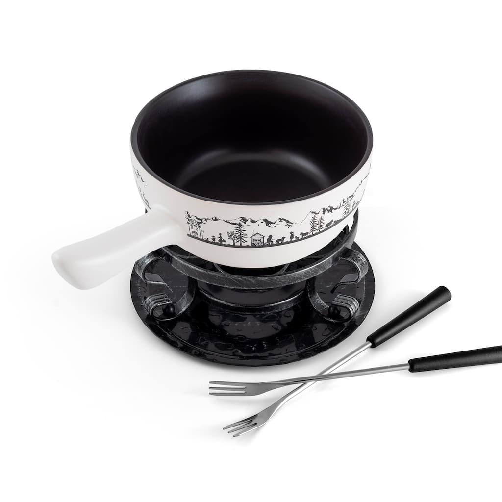 Swissmar Heidi Ceramic Cheese Fondue Set
