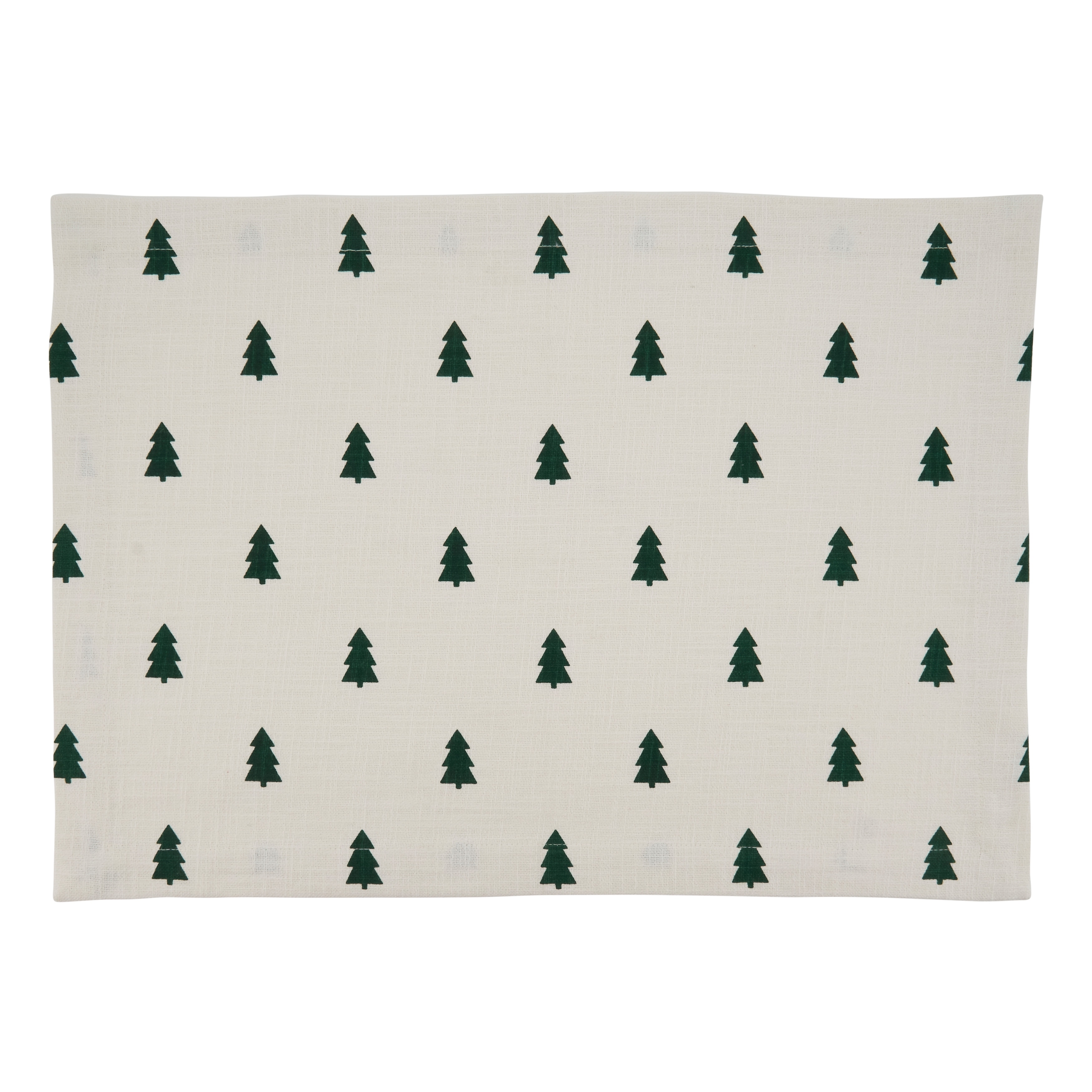 Holiday Placemats With Christmas Tree Design (Set of 4)