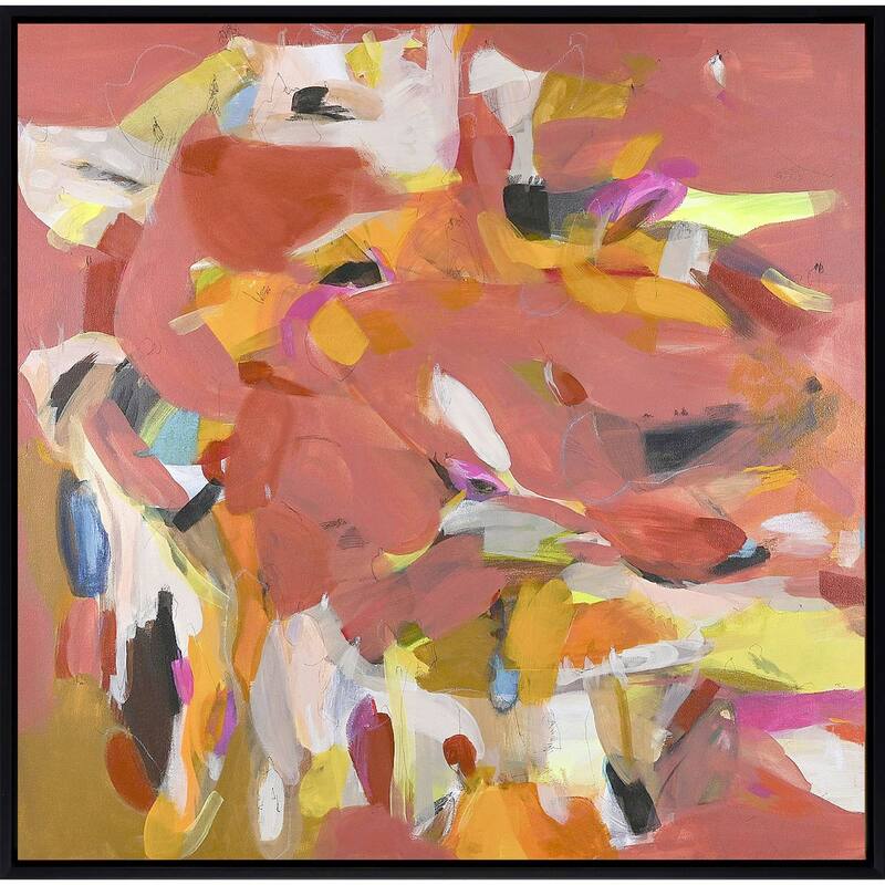 Narrows - Giclee on Canvas - 42 X 42 X 3 - Plastic - Black