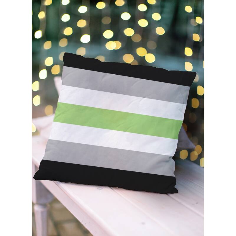 Pride Flag Outdoor Throw Pillow