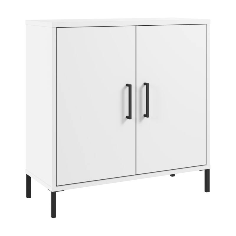 Salinas Small Storage Cabinet with Doors and Shelves by Bush Furniture