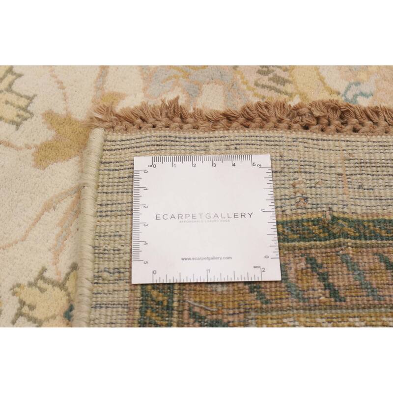 ECARPETGALLERY Hand-knotted Jamshidpour Ivory Wool Rug - 8'0 x 9'10