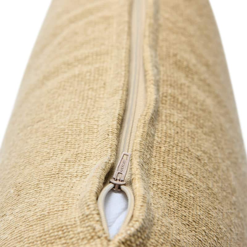 Woven Canvas Lumbar Pillow