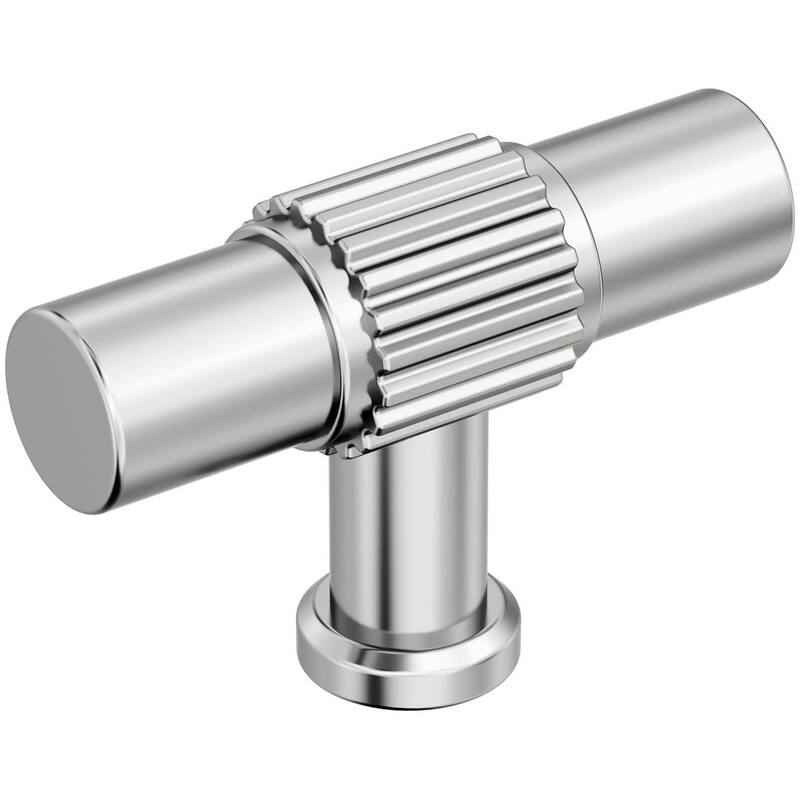 Amerock BP37801 Farewind 5/8" Fluted Bar Cabinet Knob - Polished Nickel