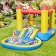preview thumbnail 2 of 8, Gymax Inflatable Bounce House Kids Water Park Wet Dry w/ Splash Pool