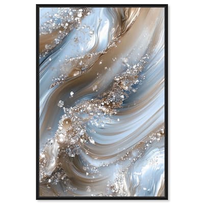 Crystal Ice Storm Canvas by Art Remedy