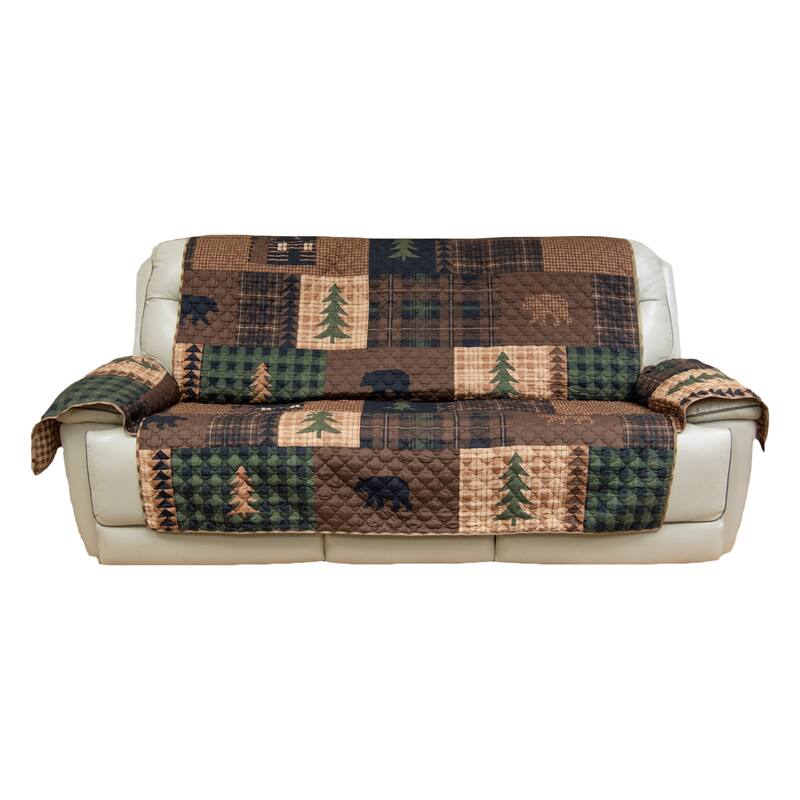 Donna Sharp Brown Bear Cabin Polyester Furniture Covers