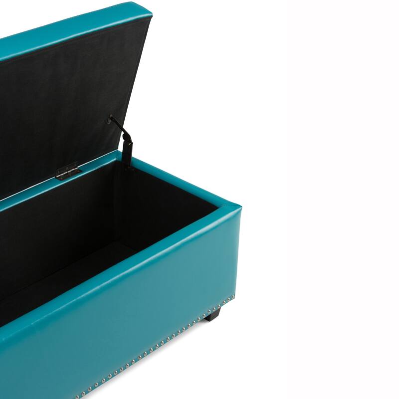 WYNDENHALL Springfield 48 inch Wide Rectangle Storage Ottoman
