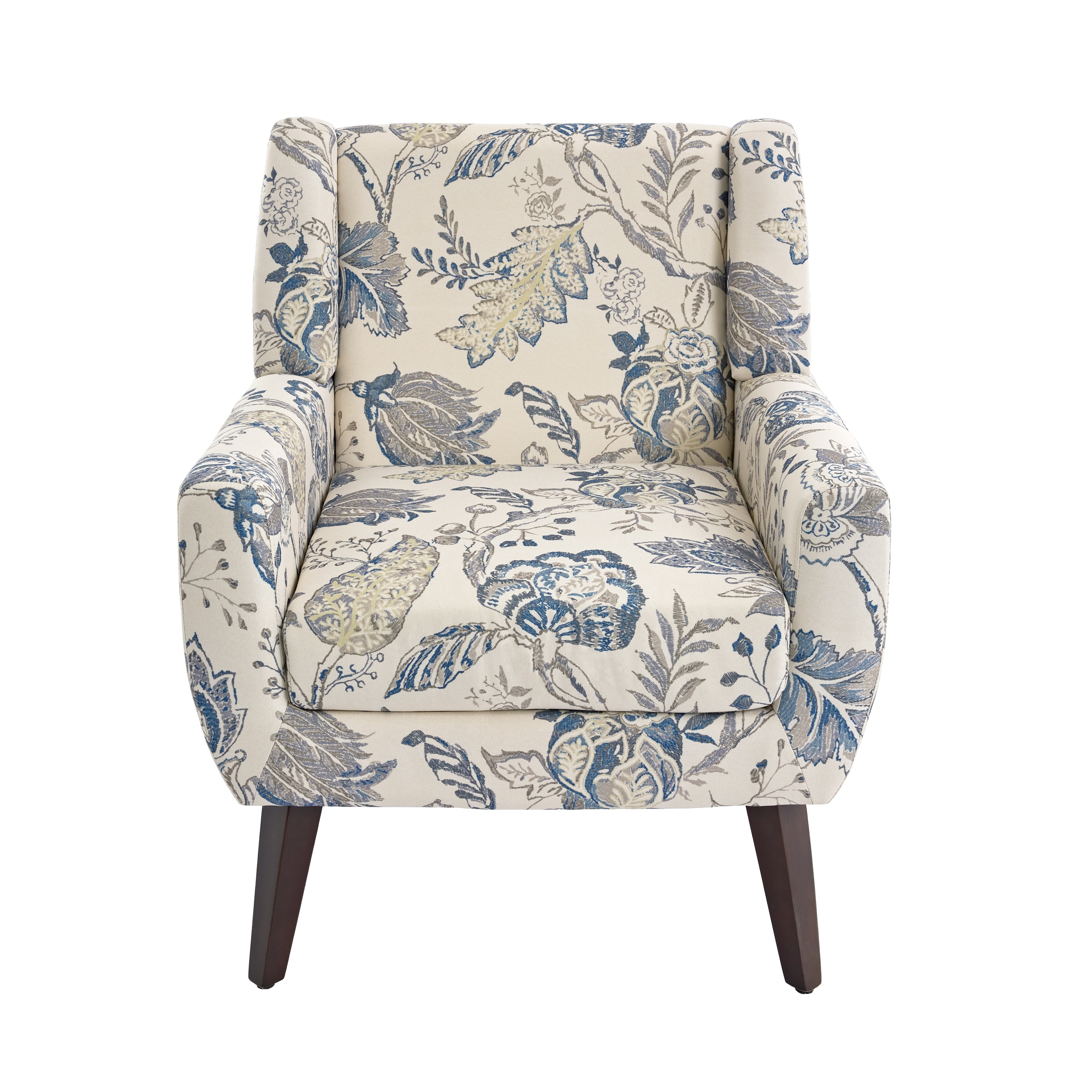 Modern Cotton Linen Upholstered Accent Chair for Living Room-image
