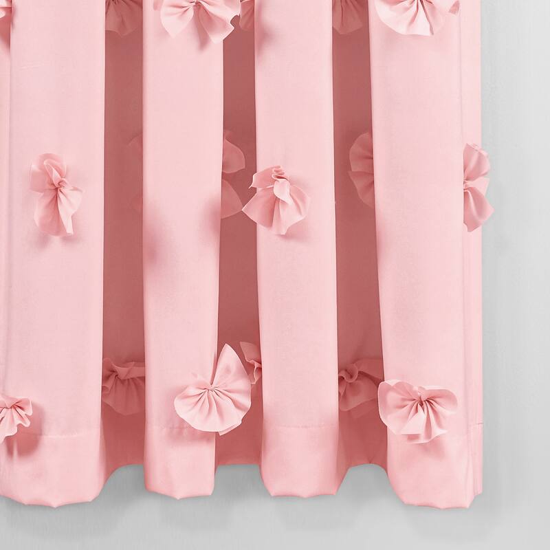 Silver Orchid Turpin Single Window Curtain Panel