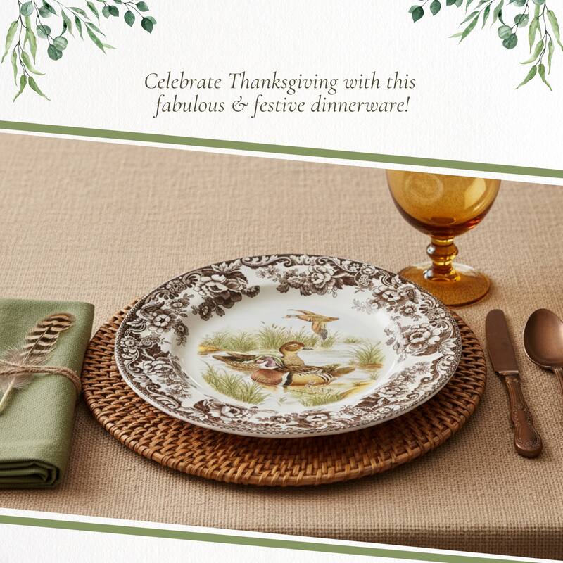 Spode Woodland Salad Plate Assorted Animals