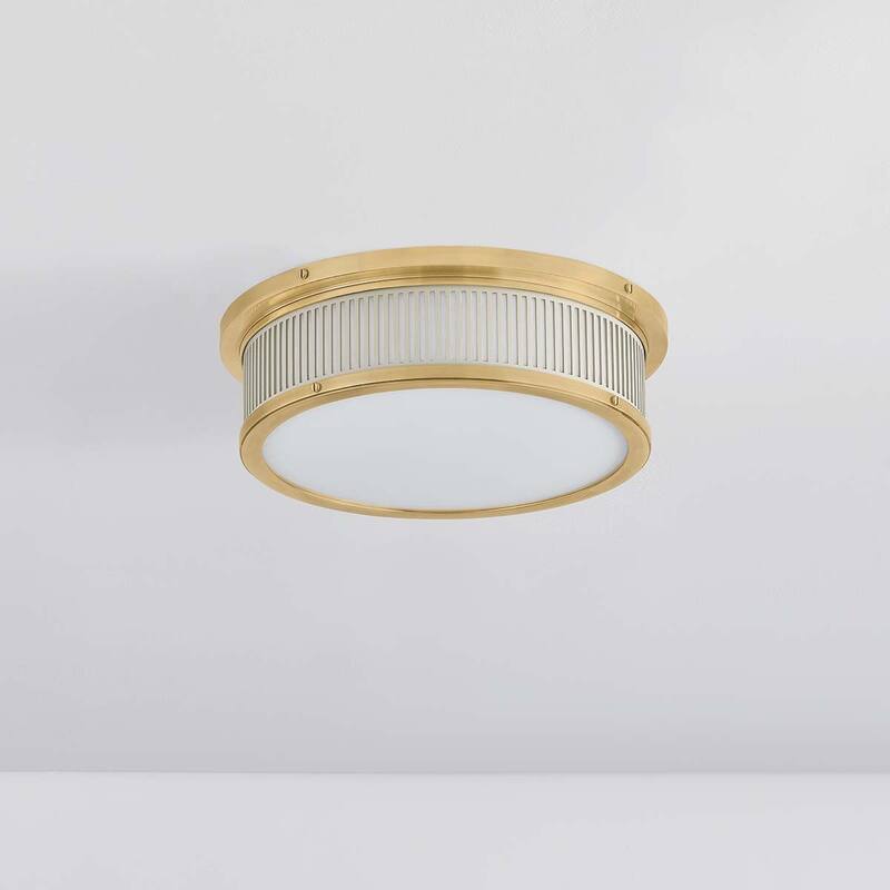 Hudson Valley Lighting MDS1901 Ashdown 14" Wide LED Flush Mount Drum