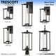 preview thumbnail 5 of 4, The Great Outdoors Trescott Single Light 7" Wide Outdoor Single Mini
