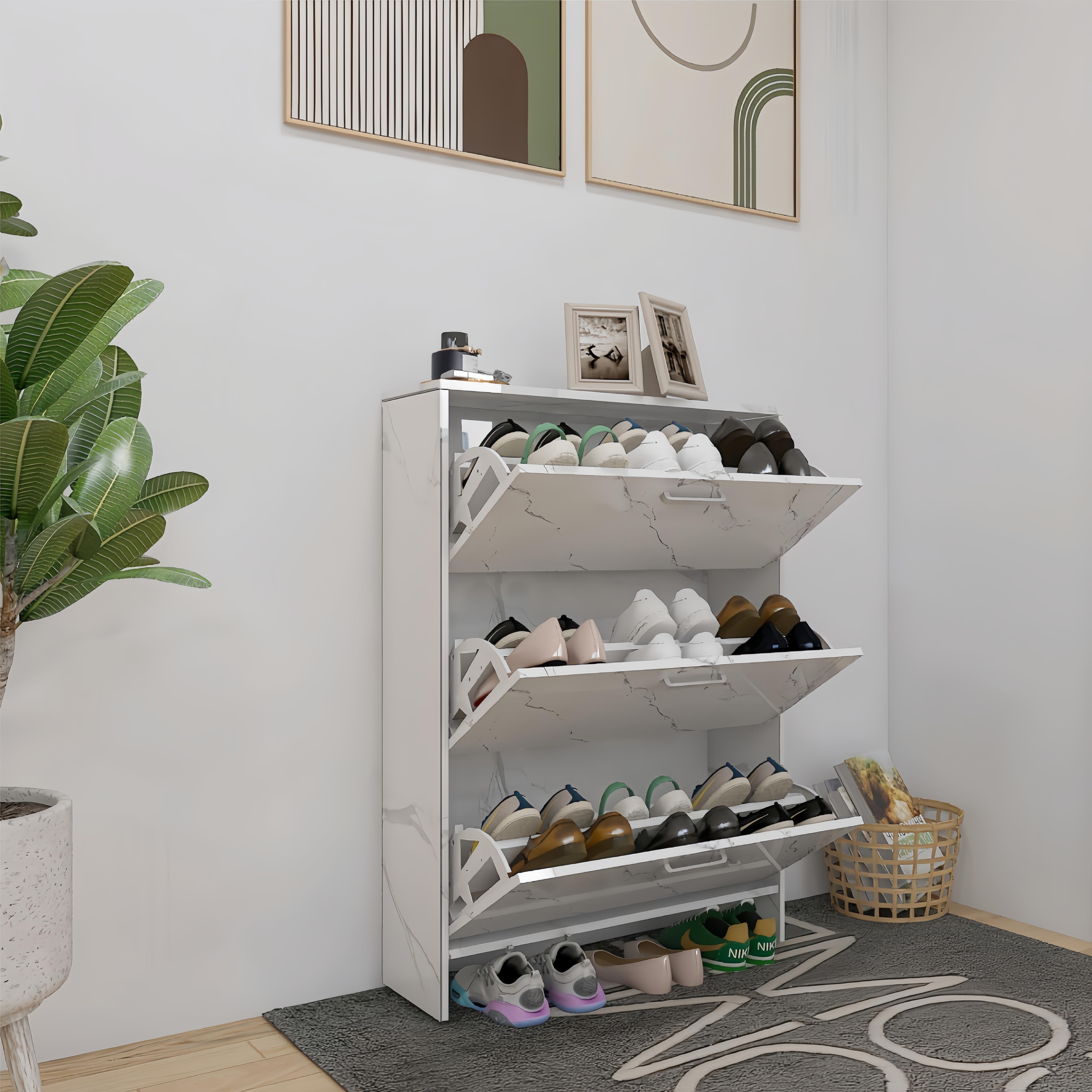High gloss shoe cabinet shop