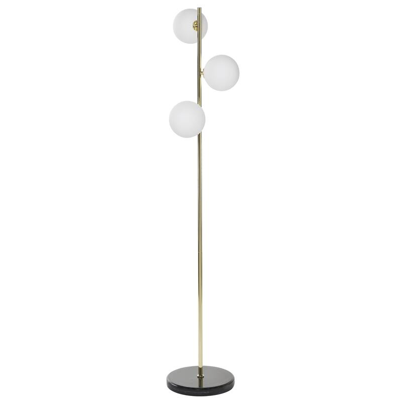 Metal Room Floor Lamp - Gold - CosmoLiving by Cosmopolitan