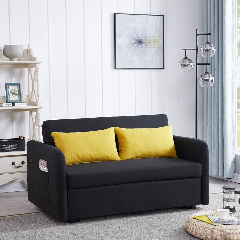 Twins Fabric Sofa Bed
