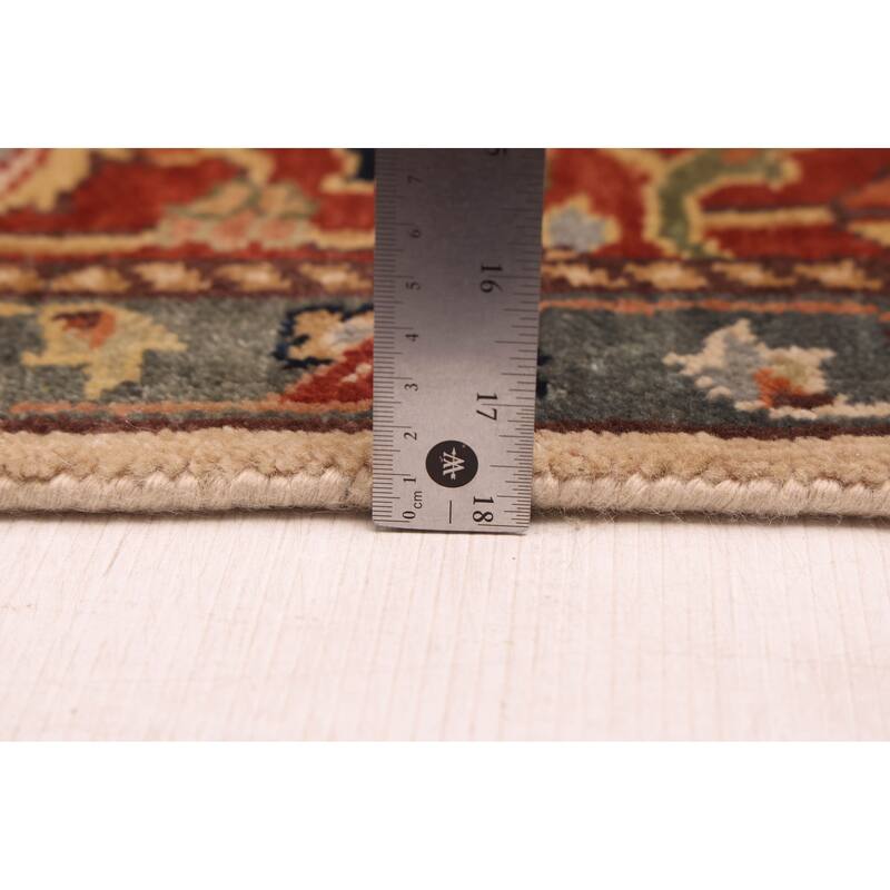 ECARPETGALLERY Hand-knotted Jules Sultane Ivory Wool Rug - 7'9 x 9'11