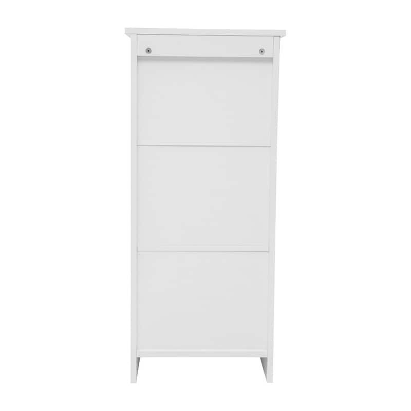 Modern Bathroom Storage Cabinet with Magnetic Close Door and 3 Shelves