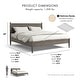 preview thumbnail 6 of 13, Furniture of America Fopp Mid-Century Modern Wood Teen Platform Bed