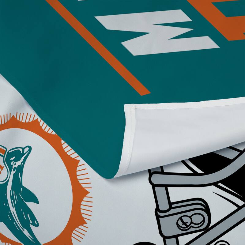 NFL Miami Dolphins 40 YD Dash Legacy Wall Hanging - 34"x40"