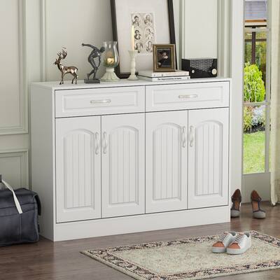 15 Pair Shoes 2-Drawer Shoes Cabinet Storage