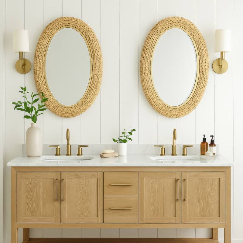 Varaluz Athena Oval Wall Mirror