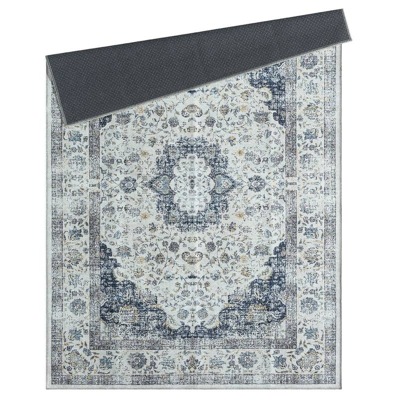 Legacy Alexandria Traditional Bordered Washable Area Rug