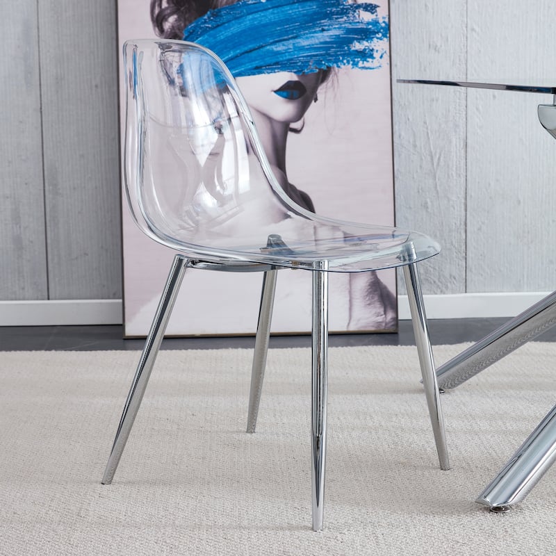 Dining Chair Plastic Chair ,Set of 6