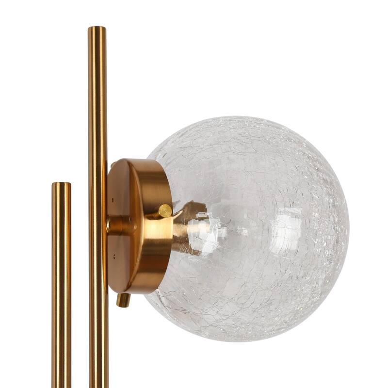 Bola Modern 3-Light Glass Chandelier Wall Sconces Bathroom Vanity Lights - L30.5" x W8" x H12.2"