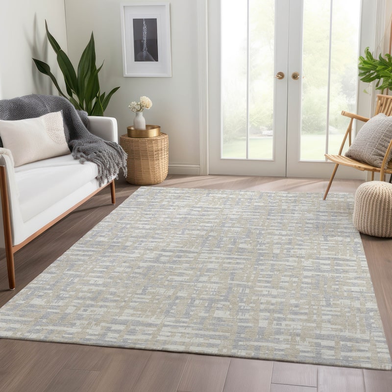 Premium Washable Super Soft Abstract Weave Mayfield Rug