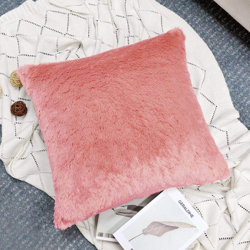 Fauxfur Pillow Shell Set 20'X20"