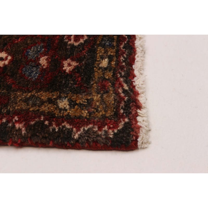 ECARPETGALLERY Hand-knotted Andelz Red Wool Rug - 3'7 x 10'4