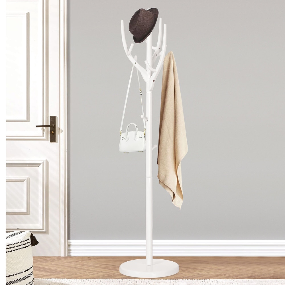 Upright coat rack store