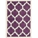 preview thumbnail 37 of 66, SAFAVIEH Handmade Chatham Elia Modern Moroccan Wool Rug 2' x 3' - Purple/Ivory - Rectangle